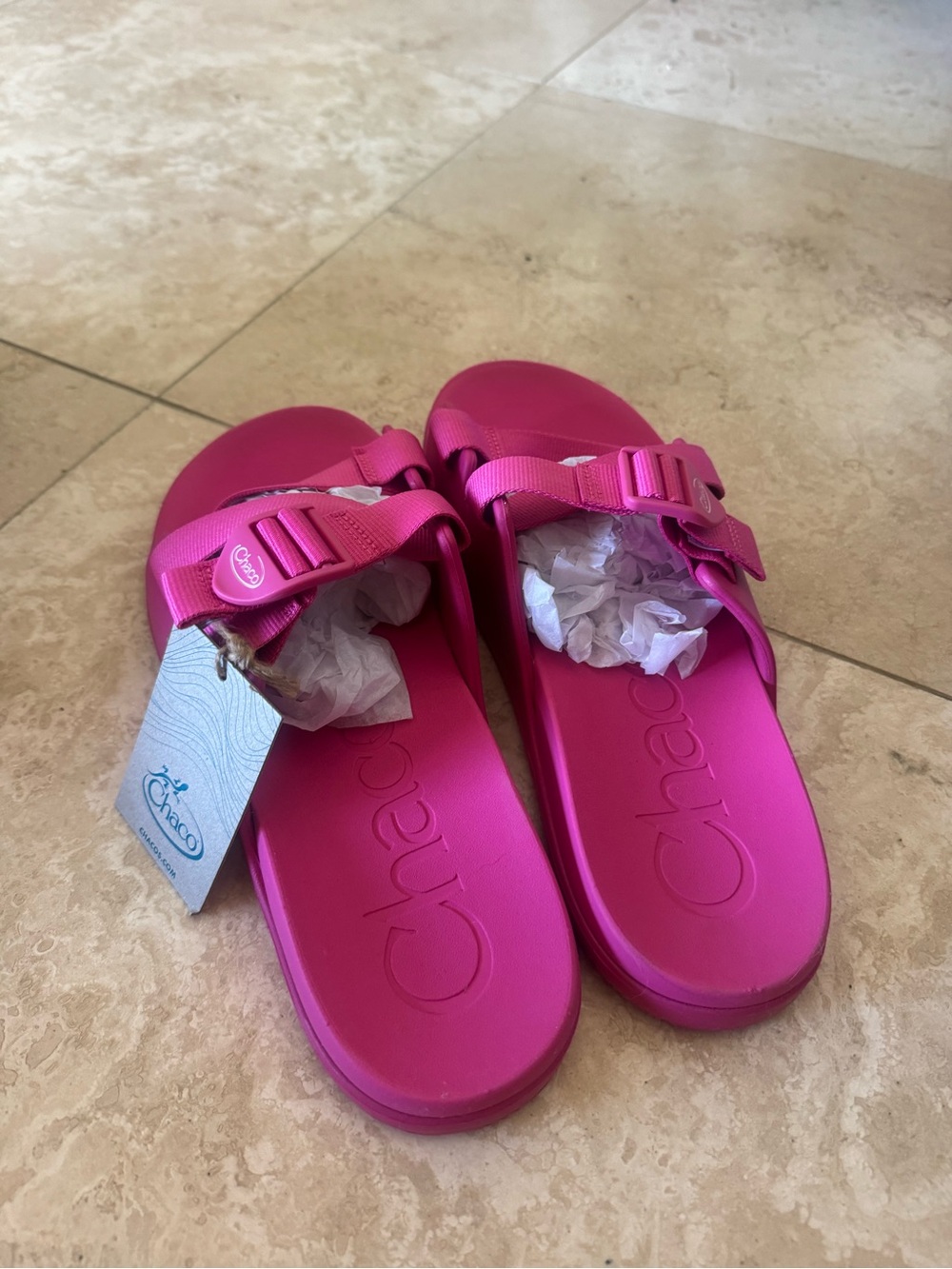 Chaco women’s ' Classic Slide - Bright Pink BRAND NEW